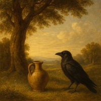 Cover of The crow and the pitcher