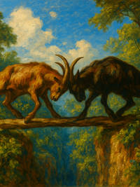 Cover of The two goats