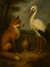 Cover of The fox and the stork