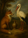 Cover of The fox and the stork
