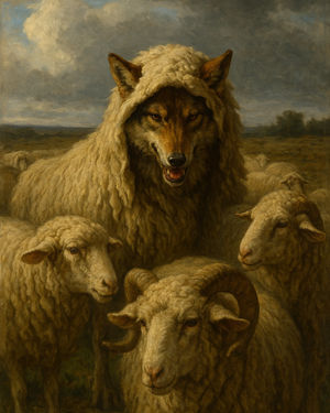 Cover of The wolf in sheep clothing