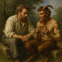 Cover of The Man & the Satyr