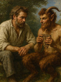 Cover of The Man & the Satyr