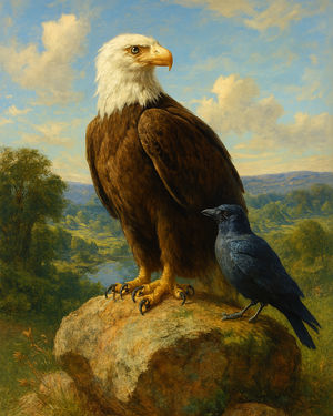 Cover of The Eagle & the Jackdaw