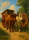 Cover of The Oxen & the Wheels