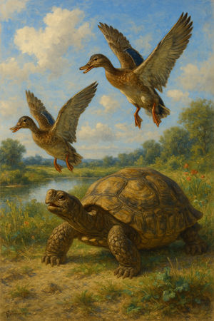 Cover of The Tortoise & the Ducks