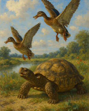 Cover of The Tortoise & the Ducks