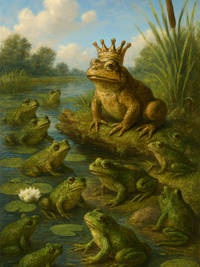 Cover of The Frogs Who Desired a King