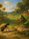 Cover of The Ant and the Grasshopper