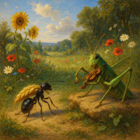 Cover of The Ant and the Grasshopper