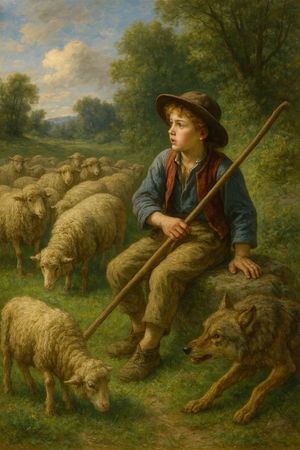 The Shepherd Boy and the Wolf