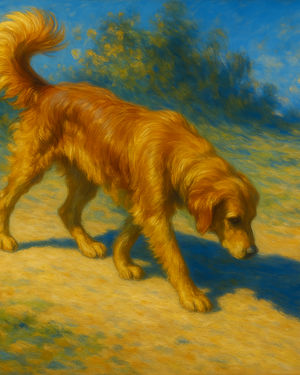 Cover of The Dog and the Shadow