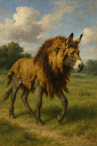 Cover of The Donkey in the Lion's Skin