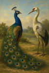 The Peacock and the Crane
