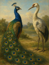 Cover of The Peacock and the Crane