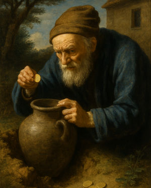 Cover of The Miser and His Gold