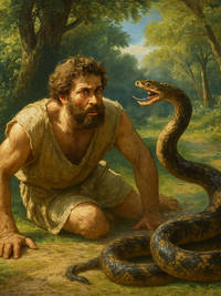 Cover of The Man and the Serpent