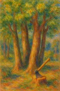 Cover of The Trees and the Axe