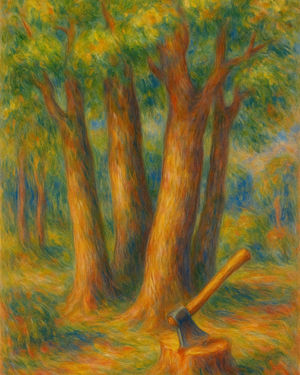 Cover of The Trees and the Axe