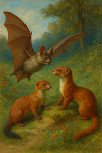 Cover of The Bat and the Weasels