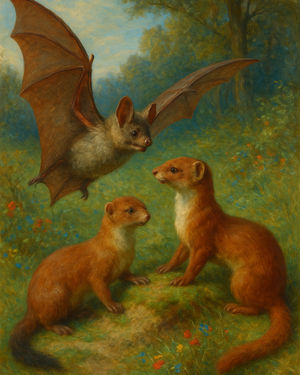 Cover of The Bat and the Weasels