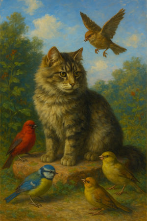 Cover of The Cat and the Birds