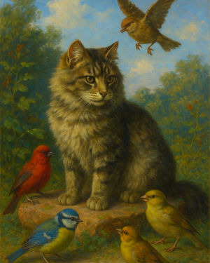 Cover of The Cat and the Birds