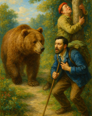 Cover of The Bear and the Two Travelers