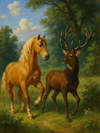Cover of The Horse and the Stag