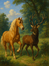 Cover of The Horse and the Stag
