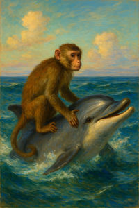 Cover of The Monkey and the Dolphin
