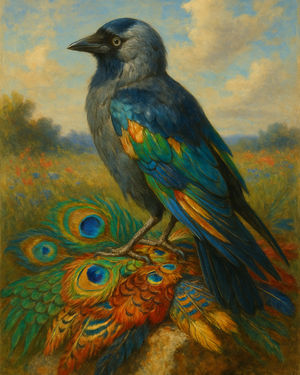 Cover of The Vain Jackdaw