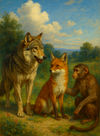 Cover of The Wolf, the Fox, and the Ape