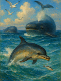 Cover of The Dolphins, the Whales, and the Sprat
