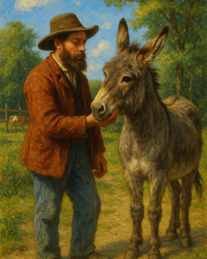 Cover of The Donkey and His Purchaser
