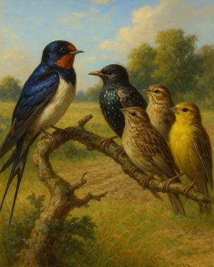 Cover of The Swallow and the Other Birds