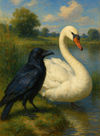 Cover of The Crow and the Swan