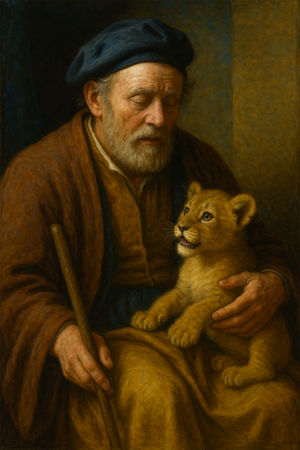 Cover of The Blind Man and the Cub