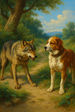 The Wolf and the House Dog