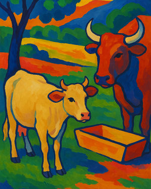 Cover of The Heifer and the Ox