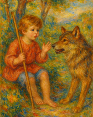 Cover of The Kid and the Wolf