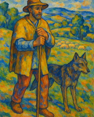 Cover of The Shepherd and the Wolf