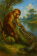 The monkey and the crocodile