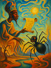 Cover of How Anansi Got All the Stories from the Sky God