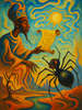 Cover of How Anansi Got All the Stories from the Sky God