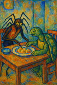 Cover of Anansi and Turtle's Dinner