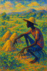 Cover of Anansi and the Yam Hills