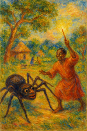 Cover of Anansi and the Magic Stick