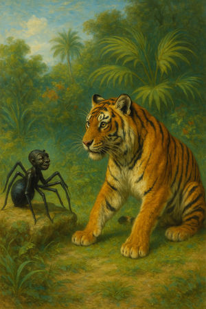 Cover of Anansi and Tiger