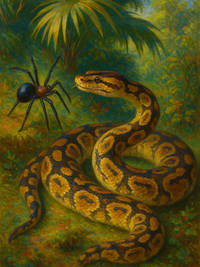 Cover of Anansi and the Python